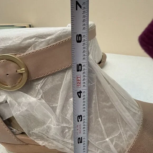 Earth Origins Womens Hera Sandals Pink Metallic Eco Calf Size 10 - Picture 11 of 16